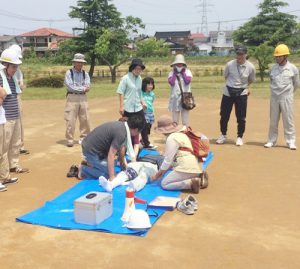 富士見学区防災活動